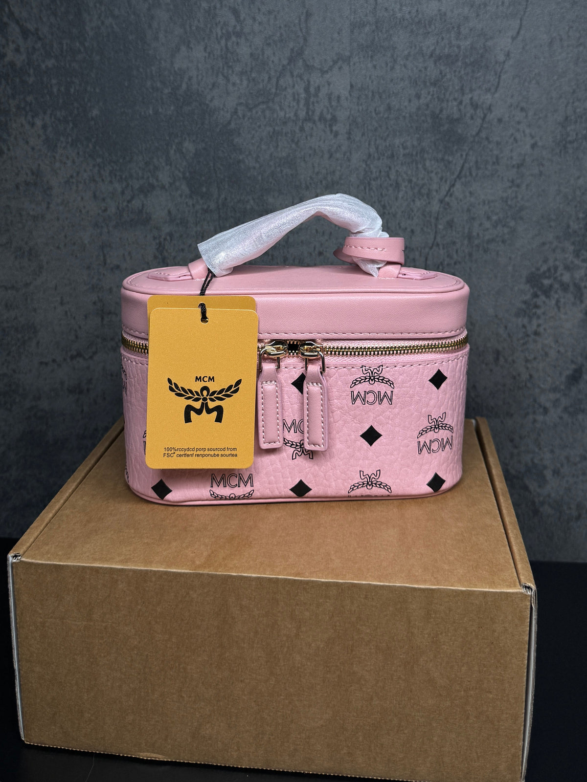 Pink MCM Vanity