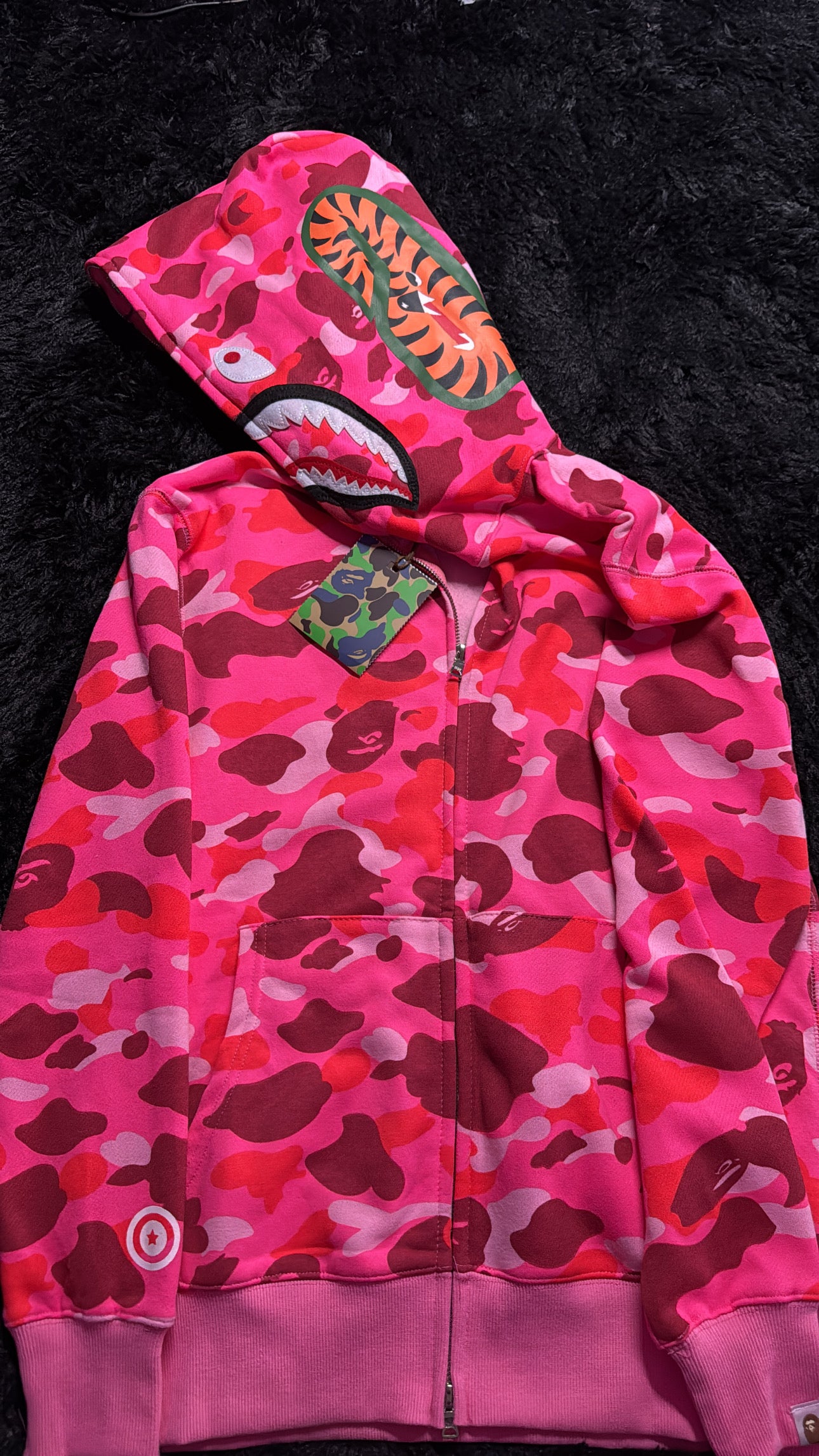Pink Bape Hoodie