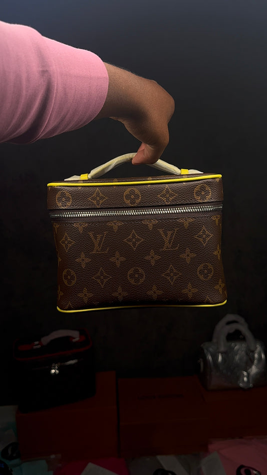 Yellow LV Vanity Bag