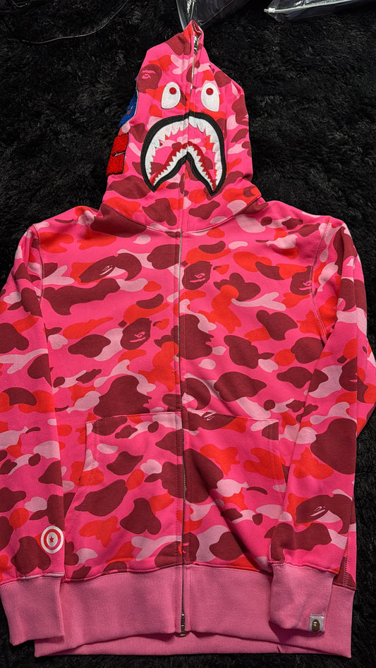 Pink Bape Hoodie