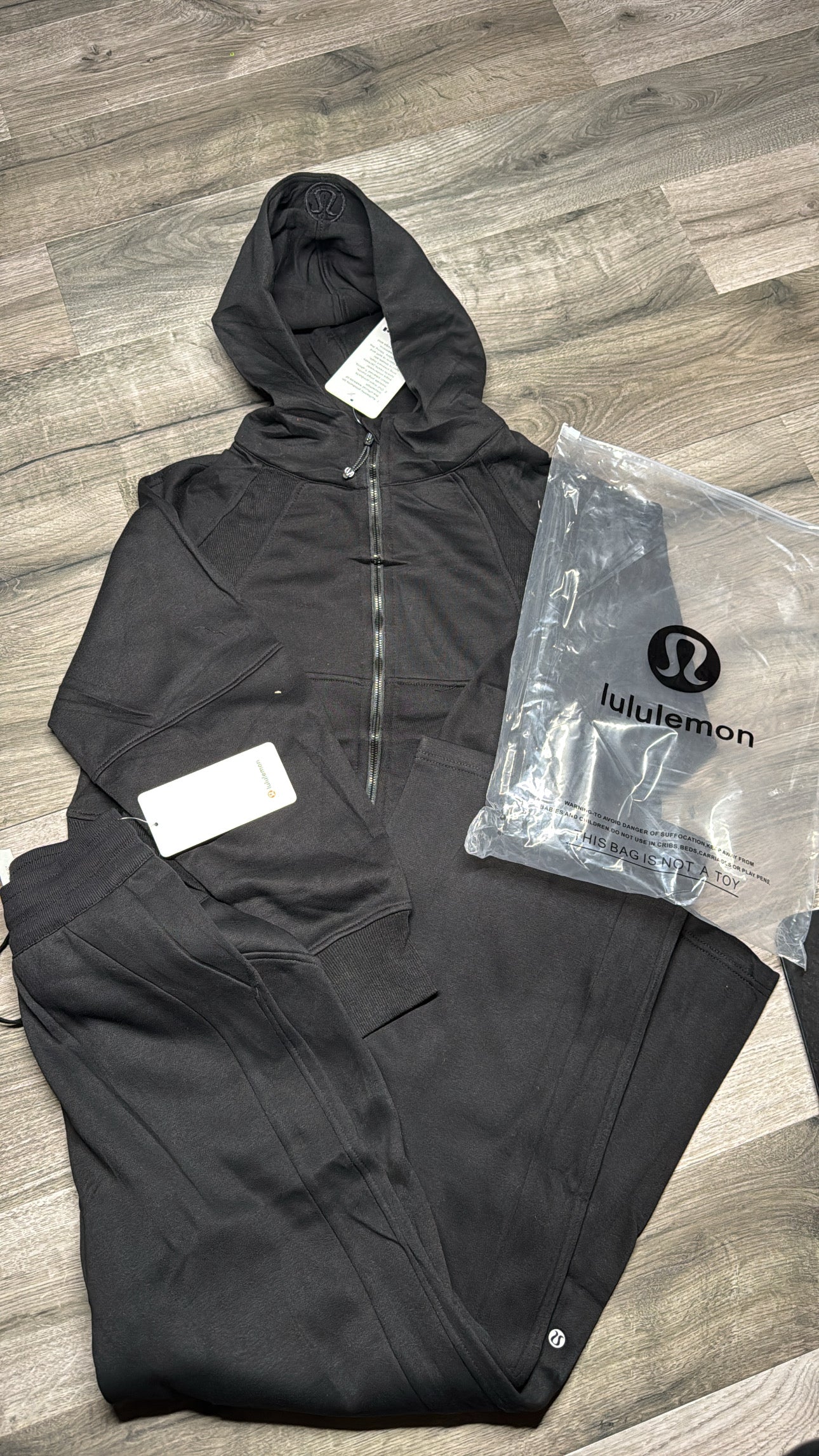 Lulu Scuba Full Zipper Jacket Set