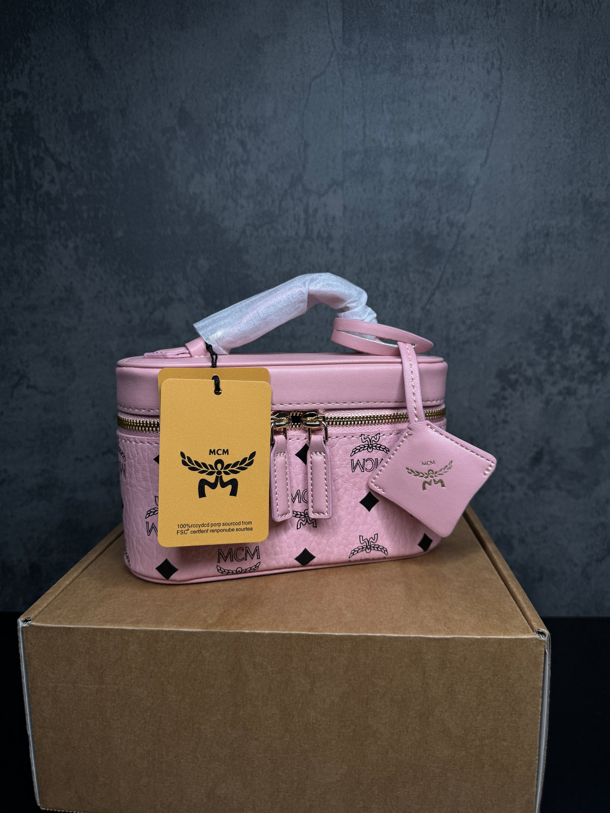 Pink MCM Vanity
